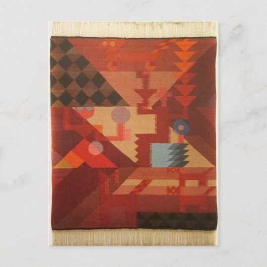 Zonder titel door Sophie Taeuber-Arp Briefkaart (Voorkant)