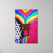 Zonder titel Flamboyant Canvas Afdruk (Voorkant)