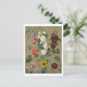Zonder Titel (Flowers) (olie aan boord) Briefkaart (Staand voorkant)