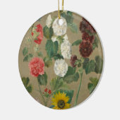 Zonder Titel (Flowers) (olie aan boord) Keramisch Ornament (Links)