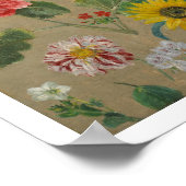 Zonder Titel (Flowers) (olie aan boord) Poster (Hoek)