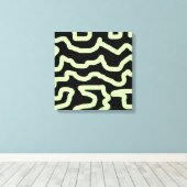 Zonder titel moderne kunst canvas afdruk (Insitu (Houten vloer))