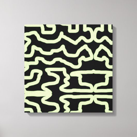 Zonder titel moderne kunst canvas afdruk (Voorkant)