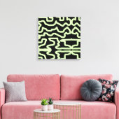 Zonder titel moderne kunst canvas afdruk (Insitu (Woonkamer))