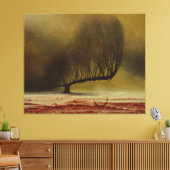 Zonder Titel (Nightmare Tree) door Zdzislaw Beksin Canvas Afdruk (Insitu (Woonkamer))