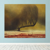 Zonder Titel (Nightmare Tree) door Zdzislaw Beksin Canvas Afdruk (Insitu (Houten vloer))