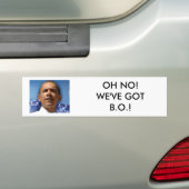 Zonder titel, OH NEE! WE HEBBEN BO! Bumpersticker (Op auto)