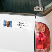 Zonder titel, OH NEE! WE HEBBEN BO! Bumpersticker (Op Truck)