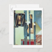 Zonder titel (olie op doek) briefkaart (Voorkant / Achterkant)