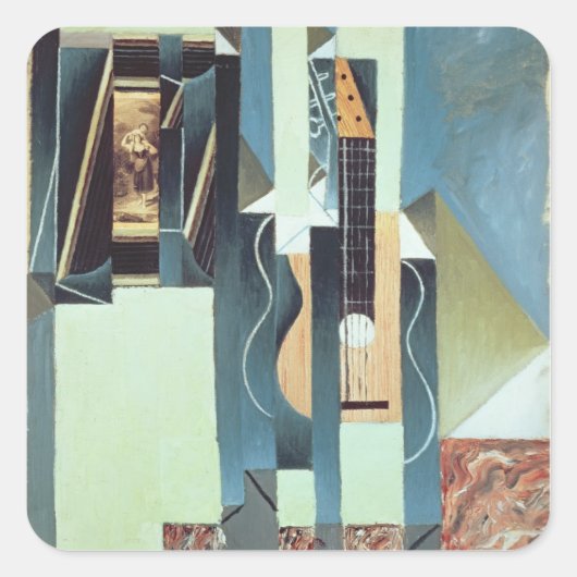 Zonder titel (olie op doek) vierkante sticker (Voorkant)