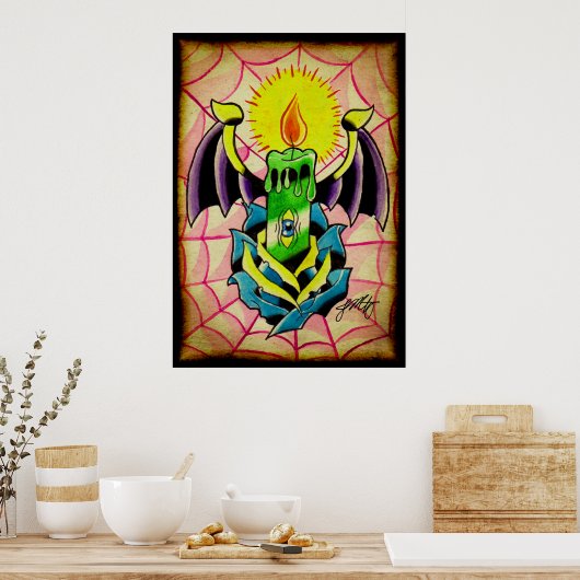 "zonder titel" poster (Keuken)