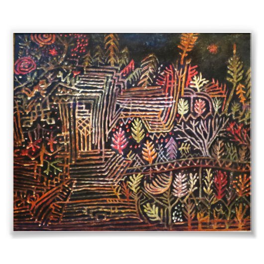 Zonder titel (Reconstructie), Paul Klee Abstracte Foto Afdruk (Voorkant)