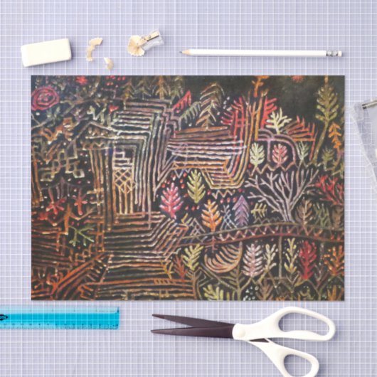 Zonder titel (Reconstructie), Paul Klee Abstracte Tissuepapier (Craft)