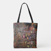 Zonder titel (Reconstructie), Paul Klee Abstracte Tote Bag (Achterkant)