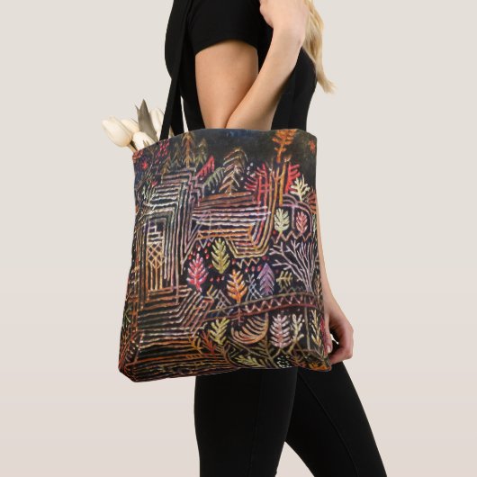 Zonder titel (Reconstructie), Paul Klee Abstracte Tote Bag (Dichtbij)