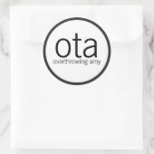 Zonder titel Sticker (Tas)