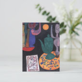 Zonder titel (Stilleven) door Paul Klee, Abstracte Briefkaart (Staand voorkant)