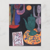 Zonder titel (Stilleven) door Paul Klee, Abstracte Briefkaart (Voorkant)