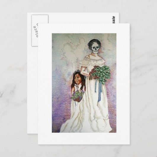 Zonder titel/The Bride, Briefkaart (Voorkant / Achterkant)