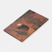 Zonder Titel (The Creature) van Zdzislaw Beksinski Post-it® Notes (Schuin)
