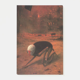 Zonder Titel (The Creature) van Zdzislaw Beksinski Post-it® Notes