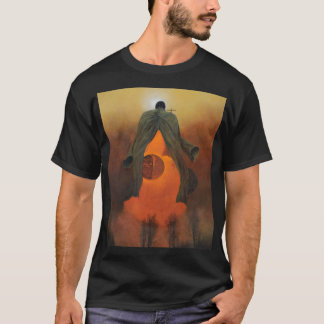 Zonder titel (The Eclipse) van Zdzislaw Beksinski T-shirt