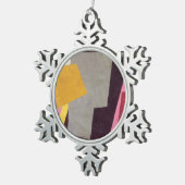 Zonder titel tin sneeuwvlok ornament (Rechts)
