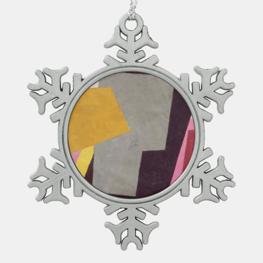 Zonder titel tin sneeuwvlok ornament (Voorkant)