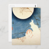 Zonder titel (Twee konijnen, Pampas Grass, en Voll Briefkaart (Voorkant / Achterkant)