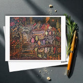 Zonder titel (Wederopbouw) door Paul Klee 1926 Briefkaart