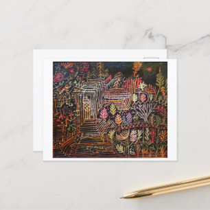 Zonder titel (Wederopbouw) door Paul Klee 1926 Briefkaart