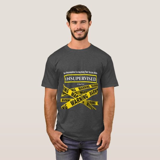 Zonder toezicht - een MisterP-Shirt T-shirt (Voorkant volledig)