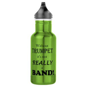 Zonder trompet - Band Roestvrij staal Water Bottle Waterfles
