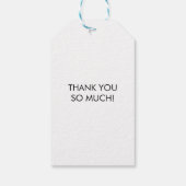 Zonder twijfel ben jij de beste, Kraft Cadeaulabel (Achterkant)