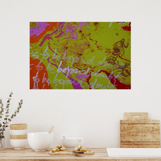 "Zonder twijfel" Poster (Keuken)