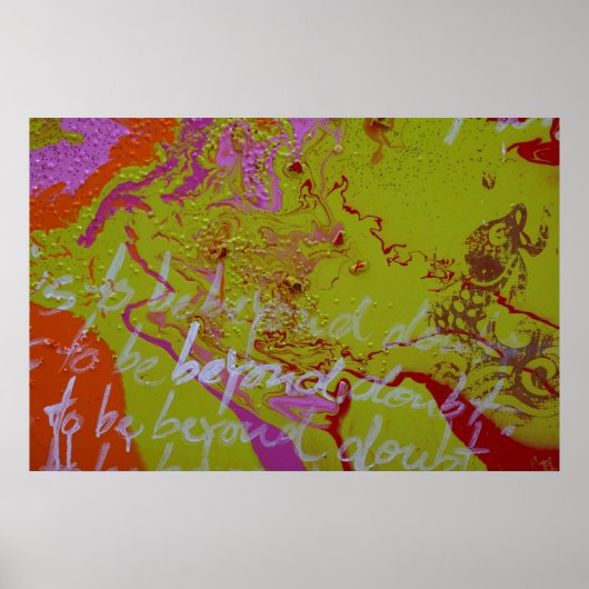 "Zonder twijfel" Poster (Voorkant)