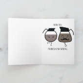 Zonder u de Liefde van de Koffie Feestdagen Kaart (Binnen)