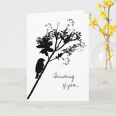 Zonder U - thinking of you Kaart (Gele Bloem)