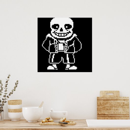 Zonder Undertale Poster (Keuken)