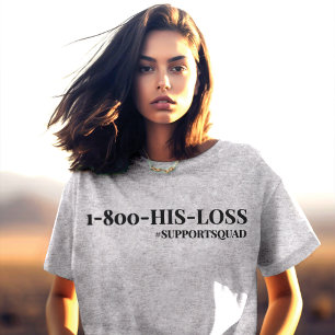 Zonder verontschuldigingen ondersteunend: "1-800-H T-shirt