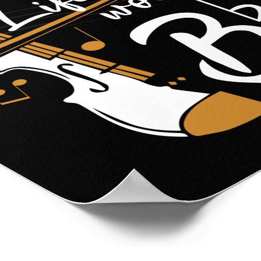 Zonder Violin zou het leven van een flat gag Poster (Hoek)