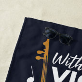 Zonder Violin zou het leven van een griffig tieris Strandlaken (In situ)