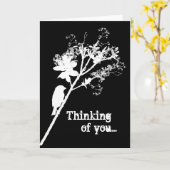 Zonder Vous (omgekeerde) - het denken aan u Kaart (Gele Bloem)