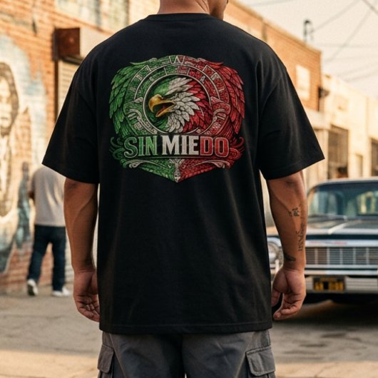 Zonder Vrees Mexicaanse Trots T-shirt