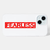 Zonder Vrees Stempel Case-Mate iPhone Case (Achterkant (horizontaal))