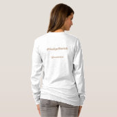 "Zonder woorden" Draagbare poëzie T-shirt (Achterkant volledig)