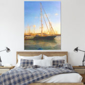 Zonder Zee op zonnige dag in de buurt van soa Canvas Afdruk (Insitu (Slaapkamer))