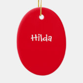 zonderlinge alpaca 19Hilda ornament (Achterkant)