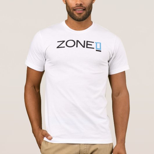 Zone 1! fitnesstandar t-shirt (Voorkant)