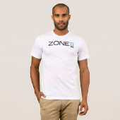 Zone 1! fitnesstandar t-shirt (Voorkant volledig)